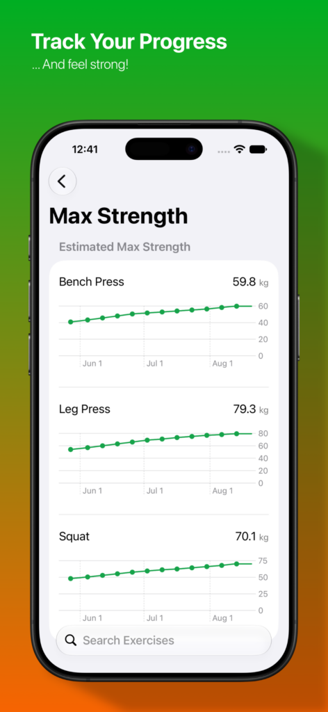 Get Strong, track your progress